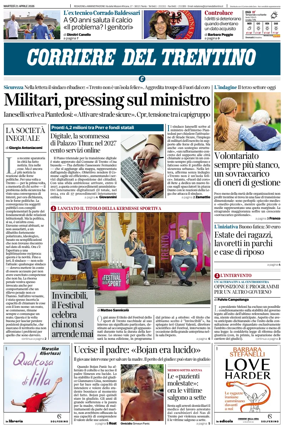Cover of Corriere del Trentino