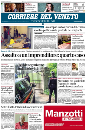 Cover of Corriere del Veneto (Treviso e Belluno)