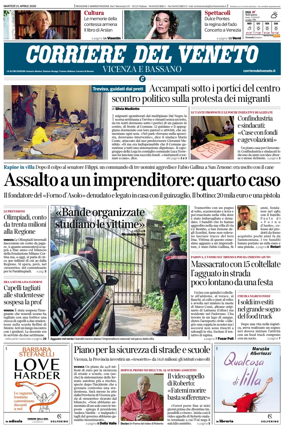 Cover of Corriere del Veneto (Vicenza e Bassano)