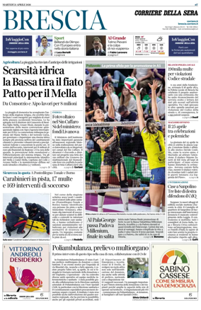 Cover of Corriere della Sera (Brescia)