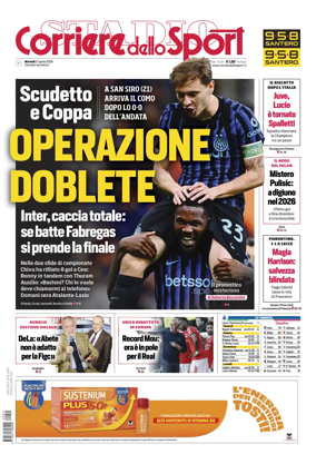 Cover of Corriere dello Sport