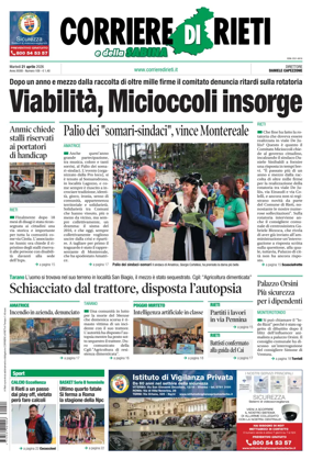Cover of Corriere di Rieti