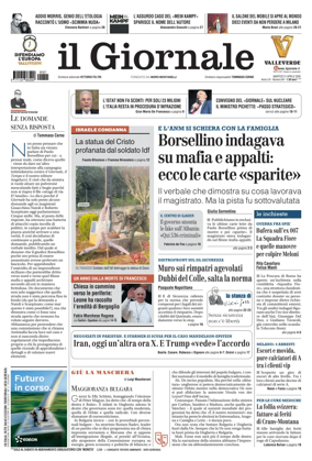 Cover of Il Giornale (Italy)