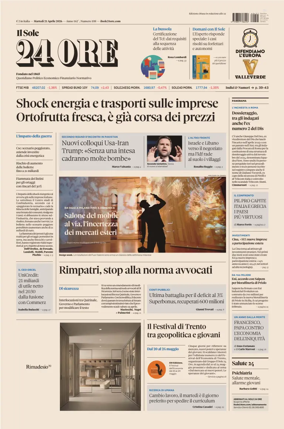 Cover of Il Sole 24 Ore