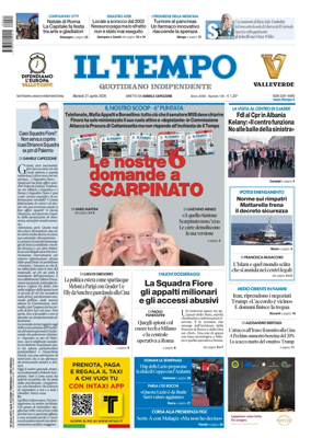 Cover of Il Tempo (Nazionale)