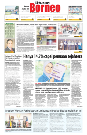 Cover of Utusan Borneo (Sarawak)