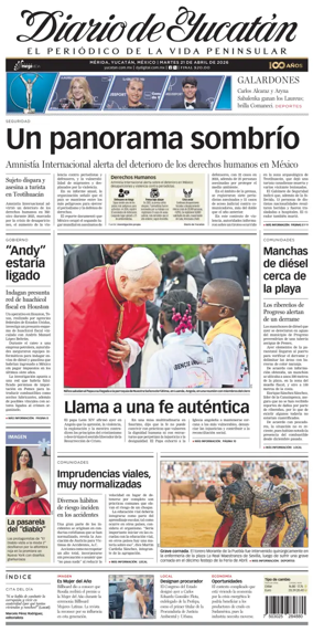 Cover of Diario de Yucatan