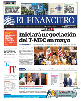 Cover of El Financiero