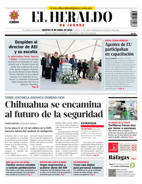 Cover of El Heraldo de Juarez