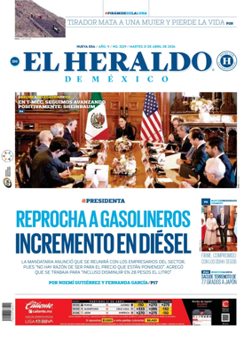 Cover of El Heraldo de Mexico