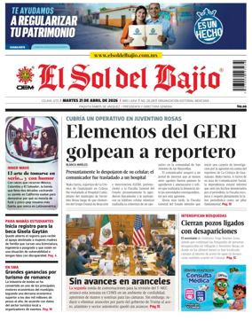 Cover of El Sol de Bajio
