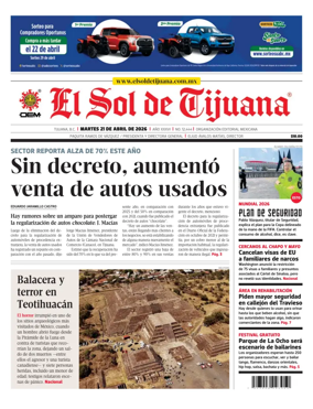 Cover of El Sol de Tijuana