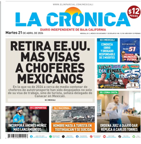 Cover of La Cronica