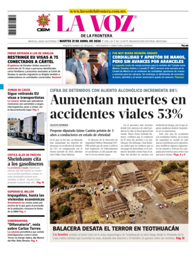 Cover of La Voz de la Frontera