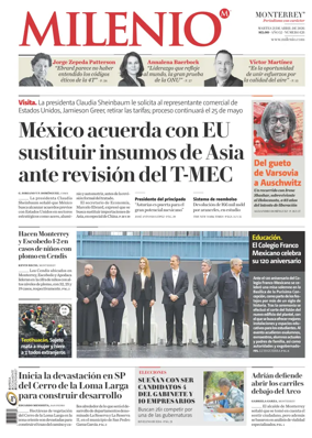 Cover of Milenio Monterrey