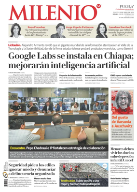 Cover of Milenio Puebla