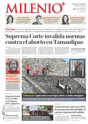 Cover of Milenio Tamaulipas