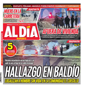 Cover of Periodico Al Dia (Irapuato)