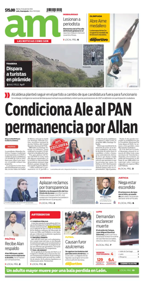 Cover of Periodico AM (Leon)