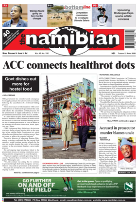 Cover of The Namibian