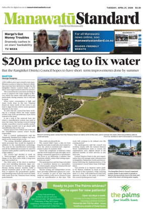 Cover of Manawatu Standard