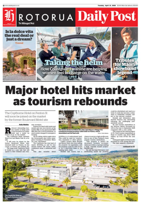 Cover of Rotorua Daily Post
