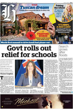 Cover of The New Zealand Herald