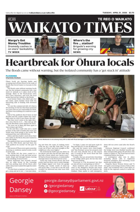 Cover of Waikato Times