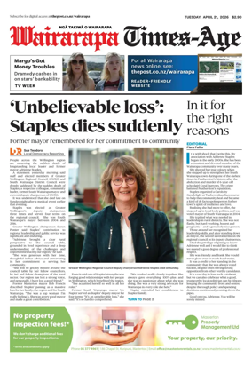 Cover of Wairarapa Times-Age (NZ)