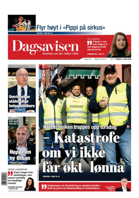Cover of Dagsavisen