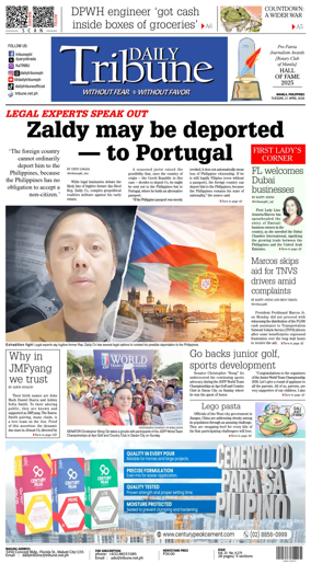 Cover of Daily Tribune (Philippines)