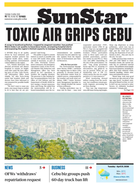 Cover of Sun.Star Cebu