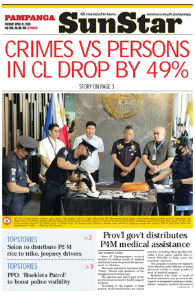 Cover of Sun.Star Pampanga
