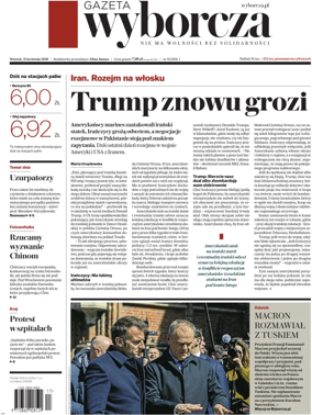 Cover of Gazeta Wyborcza Stoleczna