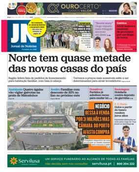 Cover of Jornal de Noticias