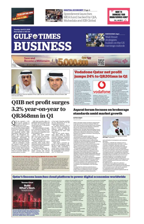 Cover of Gulf Times Business