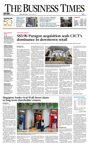 Cover of The Business Times