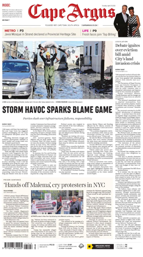 Cover of Cape Argus (PM Edition)