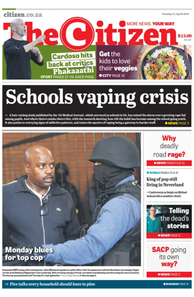 Cover of The Citizen (KZN)