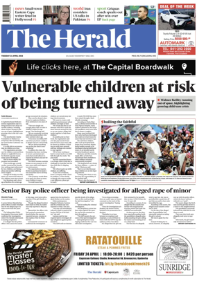 Cover of The Herald (South Africa)