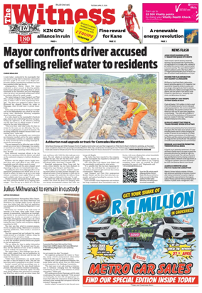 Cover of The Witness (South Africa)