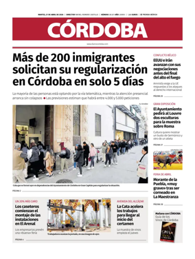 Cover of Diario Cordoba