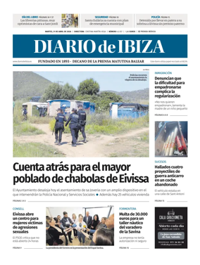Cover of Diario de Ibiza