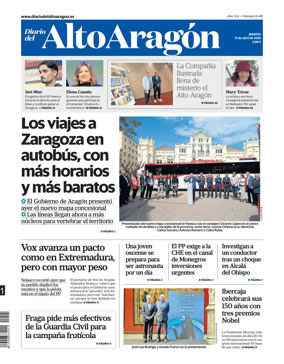 Cover of Diario del Alto Aragon