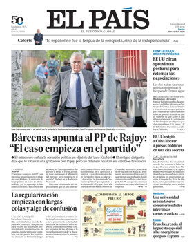 Cover of EL PAIS Euskadi