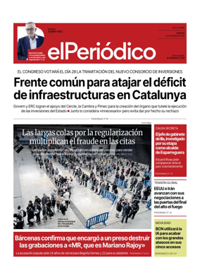 Cover of El Periodico - Castellano