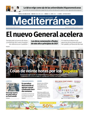 Cover of El Periodico Mediterraneo