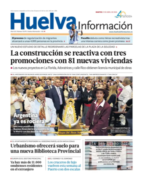 Cover of Huelva Informacion