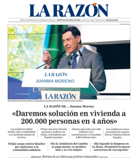 Cover of La Razon (Madrid)