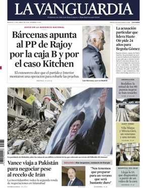 Cover of La Vanguardia (1st Edition)
